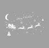 Merry Christmas Santa Claus Words Wall Sticker