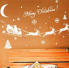 Merry Christmas Santa Claus Words Wall Sticker