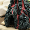 Resin Volcano Shape Aquarium Decorations